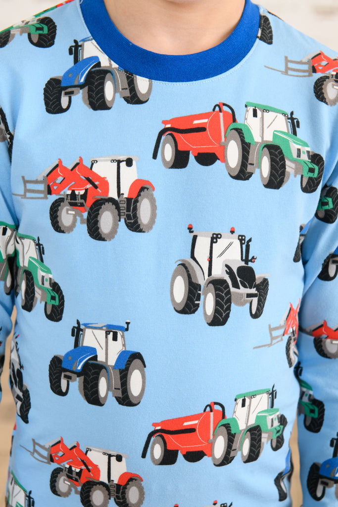 Boys Pyjamas - Tractor Print
