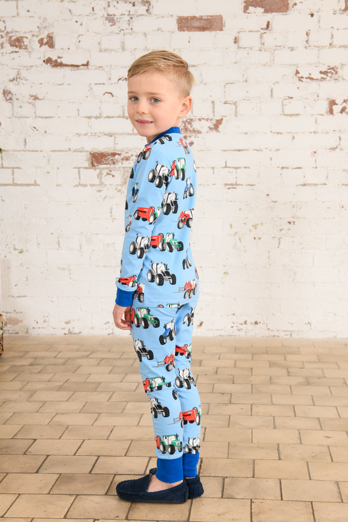 Boys Pyjamas - Tractor Print