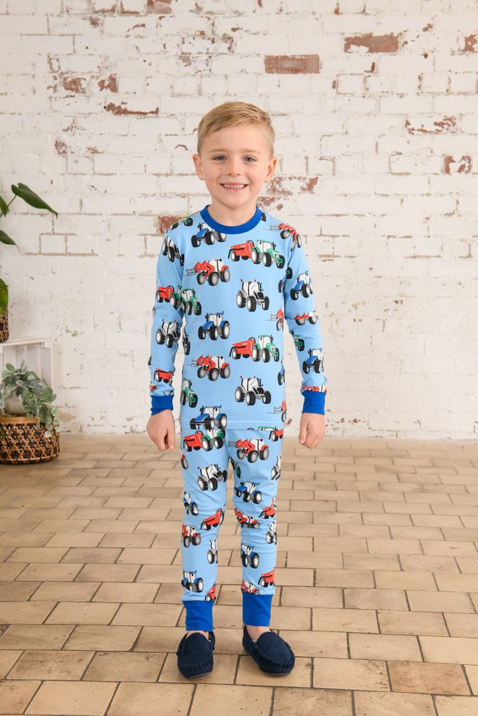 Boys Pyjamas - Tractor Print