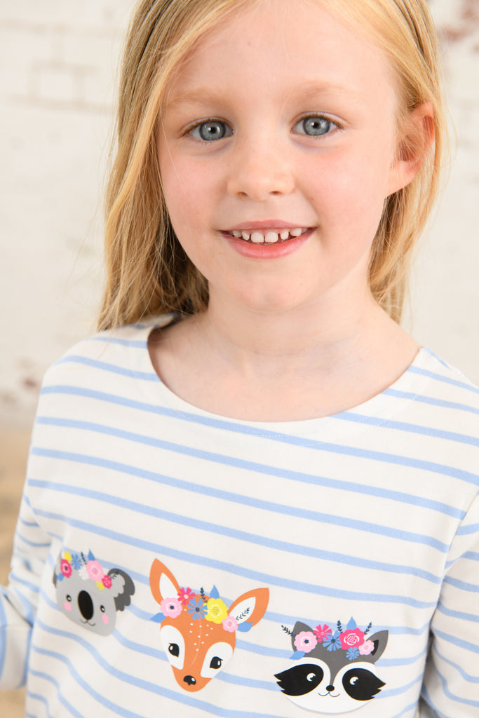 Causeway Long Sleeve Top - Cute Animal
