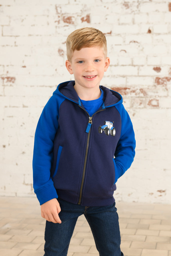 Jackson Full Zip Sweat - Blue Tractor