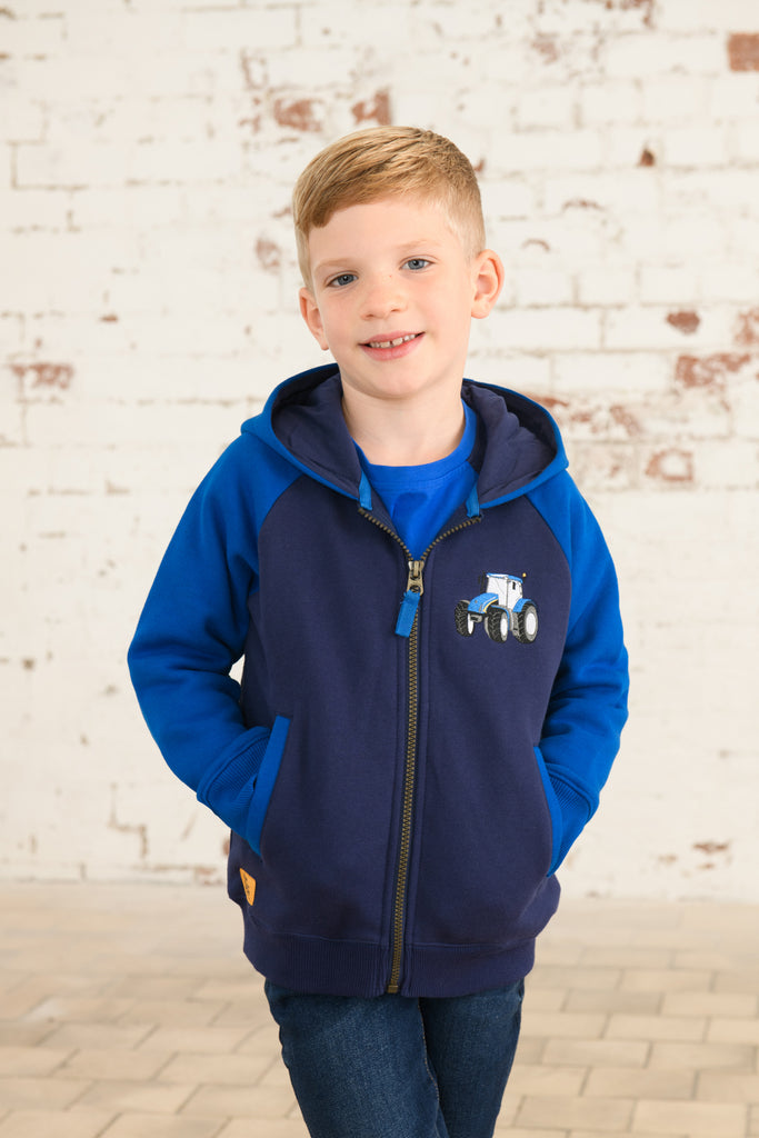 Jackson Full Zip Sweat - Blue Tractor