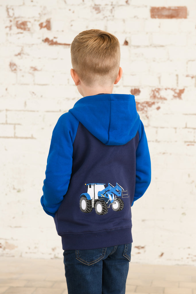 Jackson Full Zip Sweat - Blue Tractor