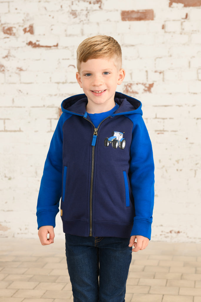 Jackson Full Zip Sweat - Blue Tractor