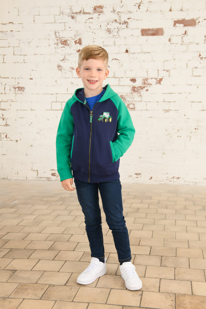 Jackson Full Zip Sweat - Green Tractor