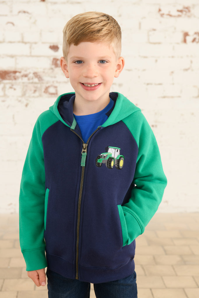 Jackson Full Zip Sweat - Green Tractor