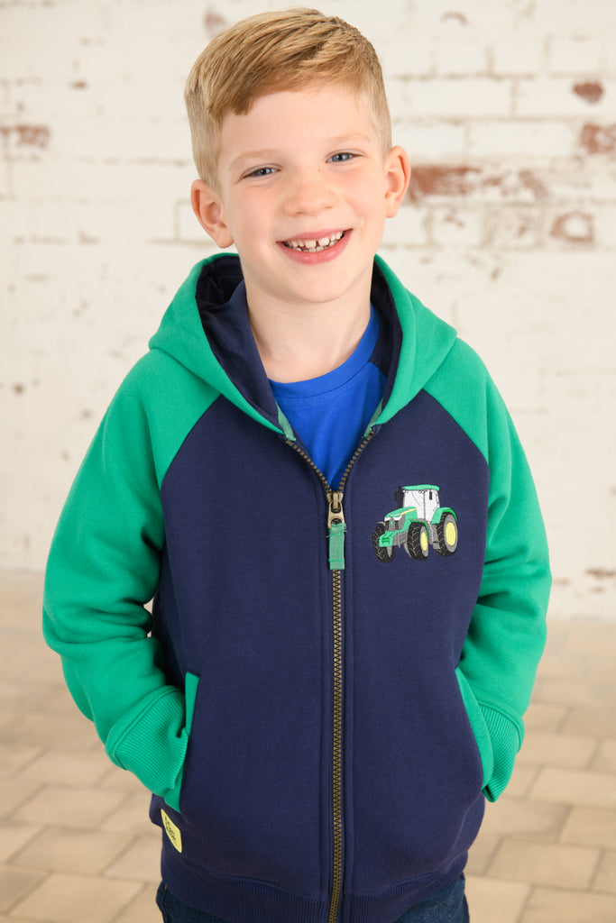 Jackson Full Zip Sweat - Green Tractor