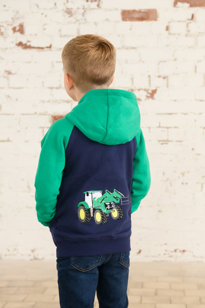 Jackson Full Zip Sweat - Green Tractor