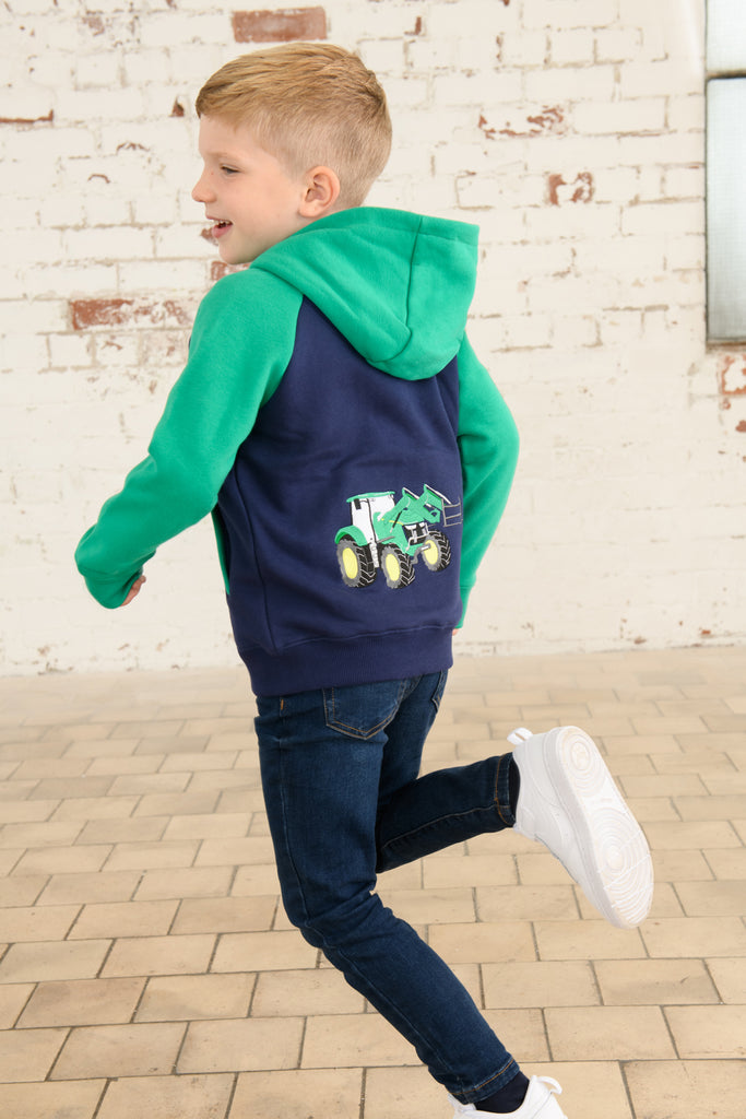 Jackson Full Zip Sweat - Green Tractor