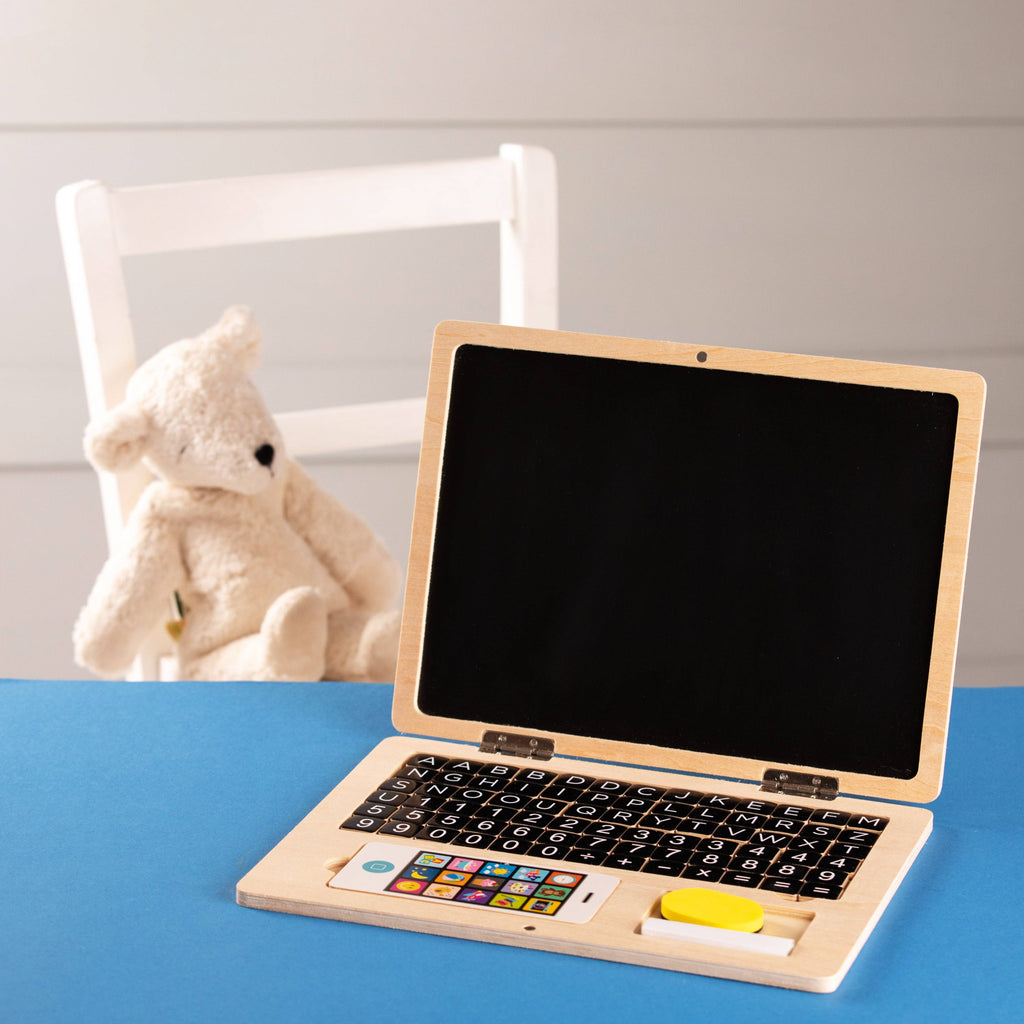 Wooden Laptop Toy
