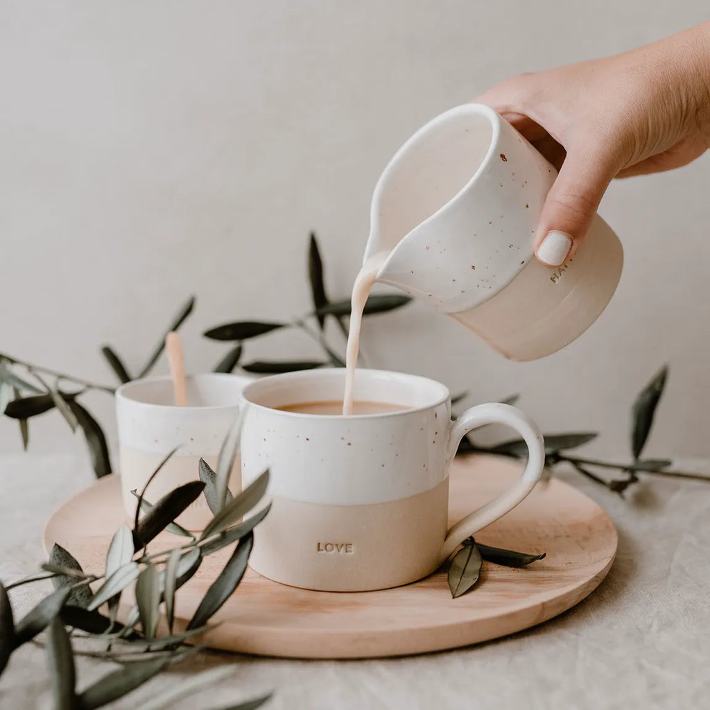 Stoneware Milk Jug