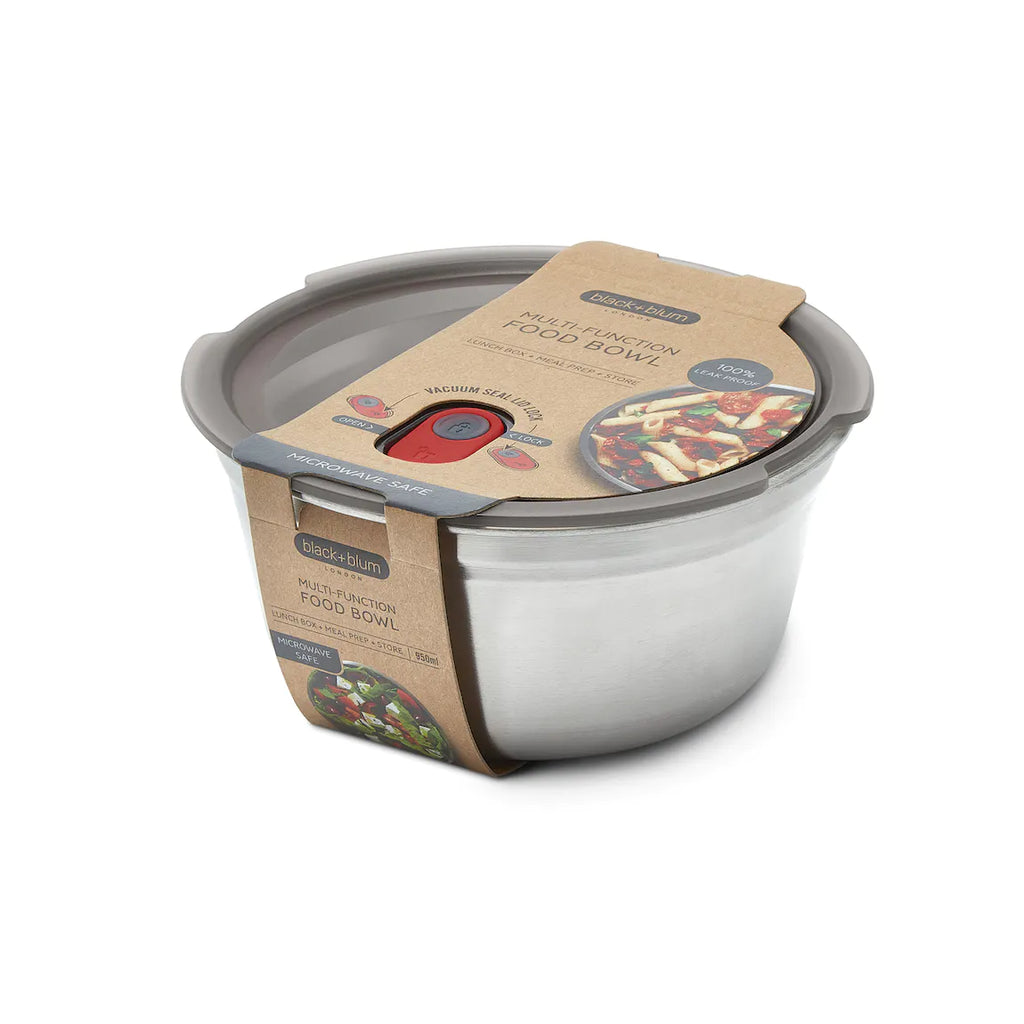 Black & Blum - Microwave Stainless Steel Lunch & Meal Prep Bowl