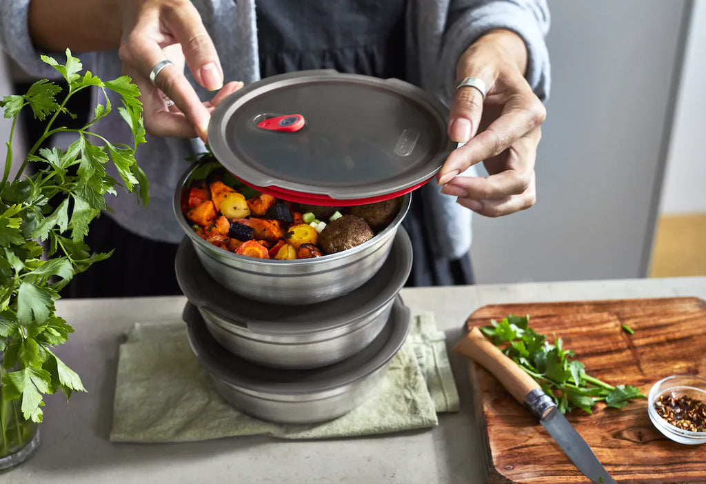 Black & Blum - Microwave Stainless Steel Lunch & Meal Prep Bowl
