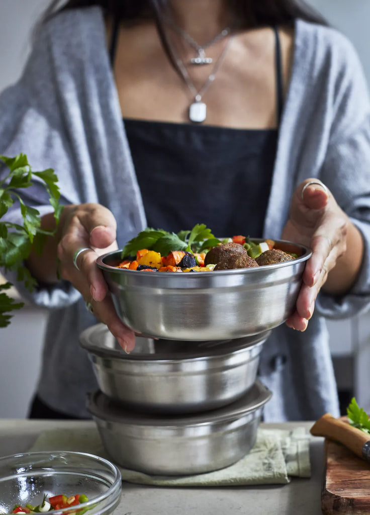 Black & Blum - Microwave Stainless Steel Lunch & Meal Prep Bowl