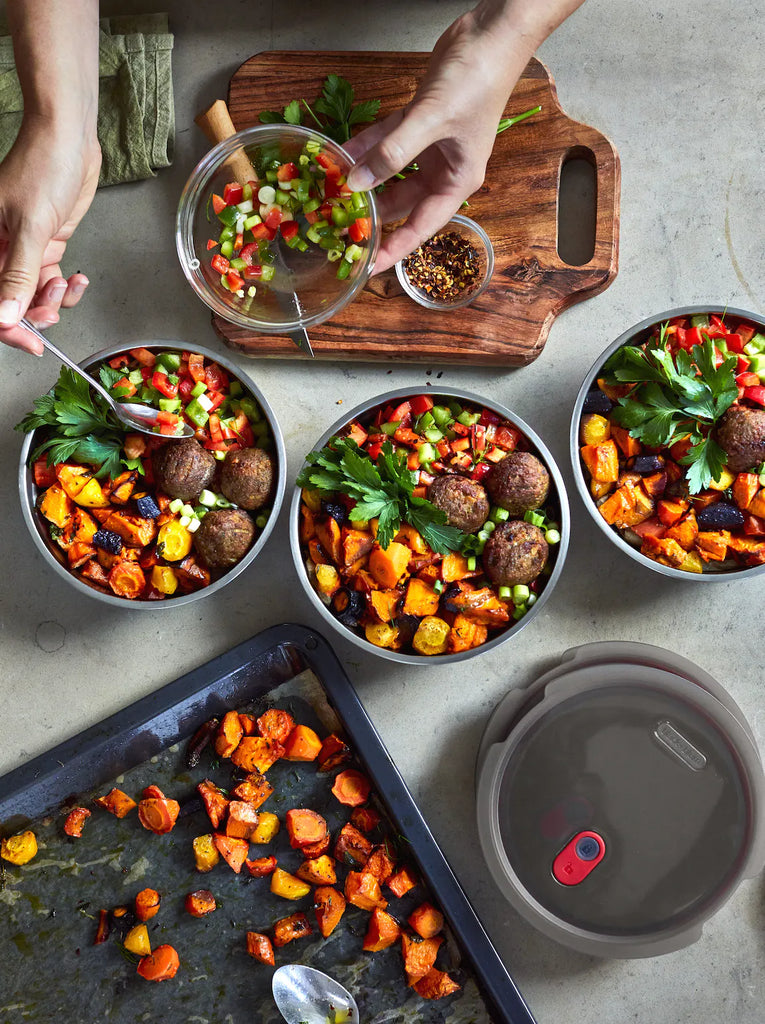 Black & Blum - Microwave Stainless Steel Lunch & Meal Prep Bowl