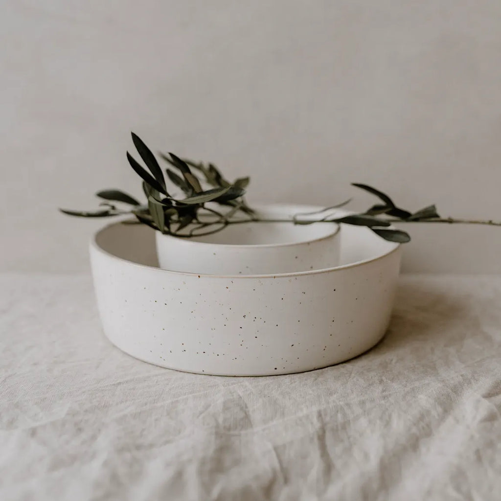 Stoneware Calma Large Serving Bowl