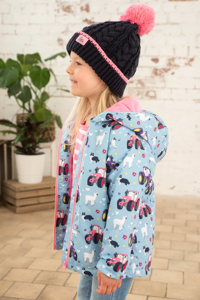 Amelia Coat - Sky Farm Print by Lighthouse