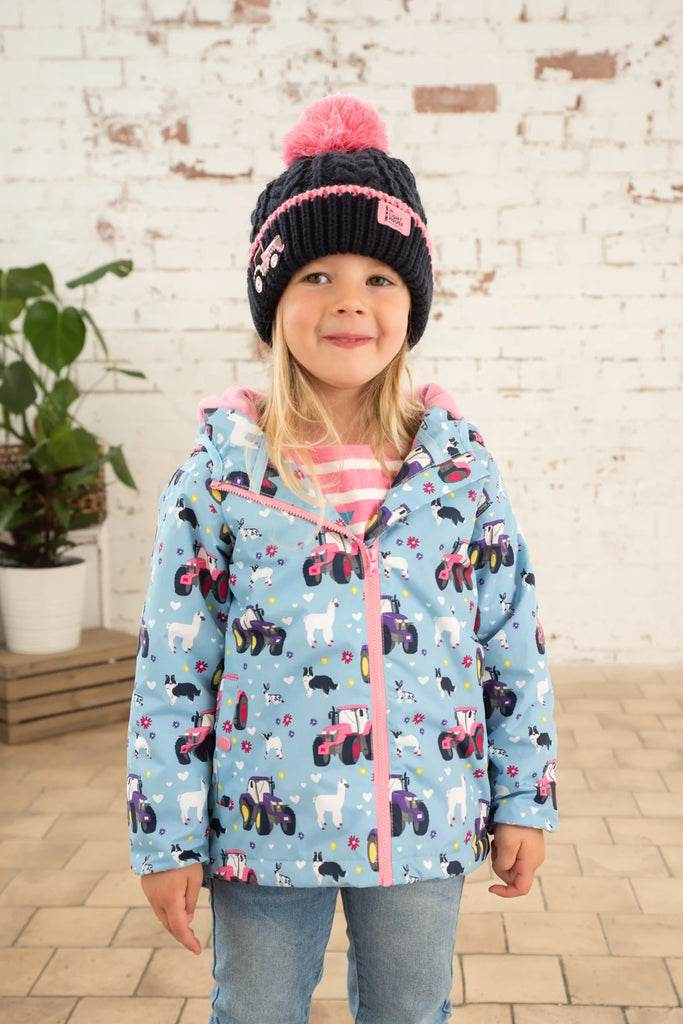 Amelia Coat - Sky Farm Print by Lighthouse