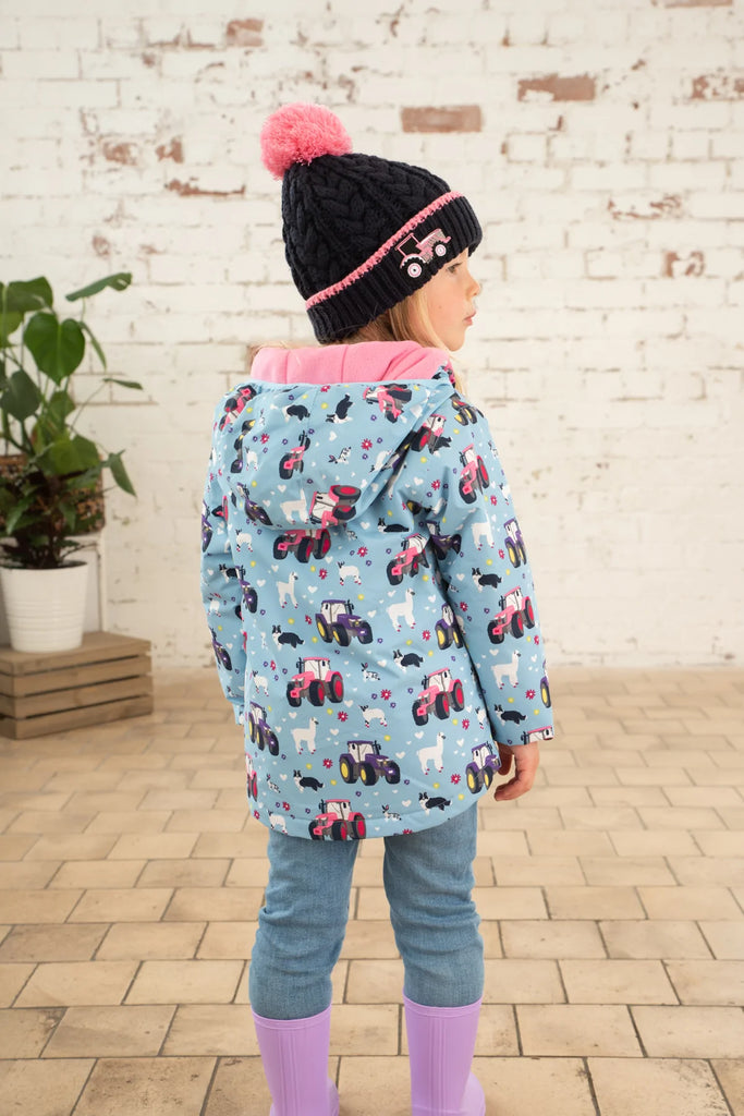 Amelia Coat - Sky Farm Print by Lighthouse