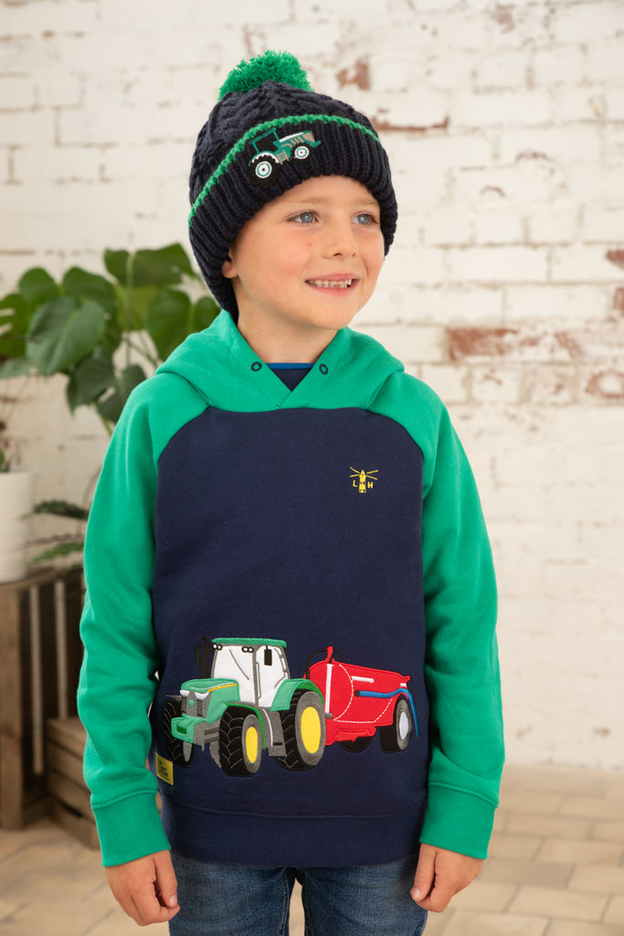 Jack Hoodie - Green Tractor Slurry by Lighthouse