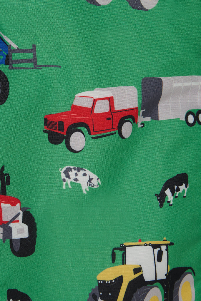 Alex Gilet Boys - Pea Green Tractor