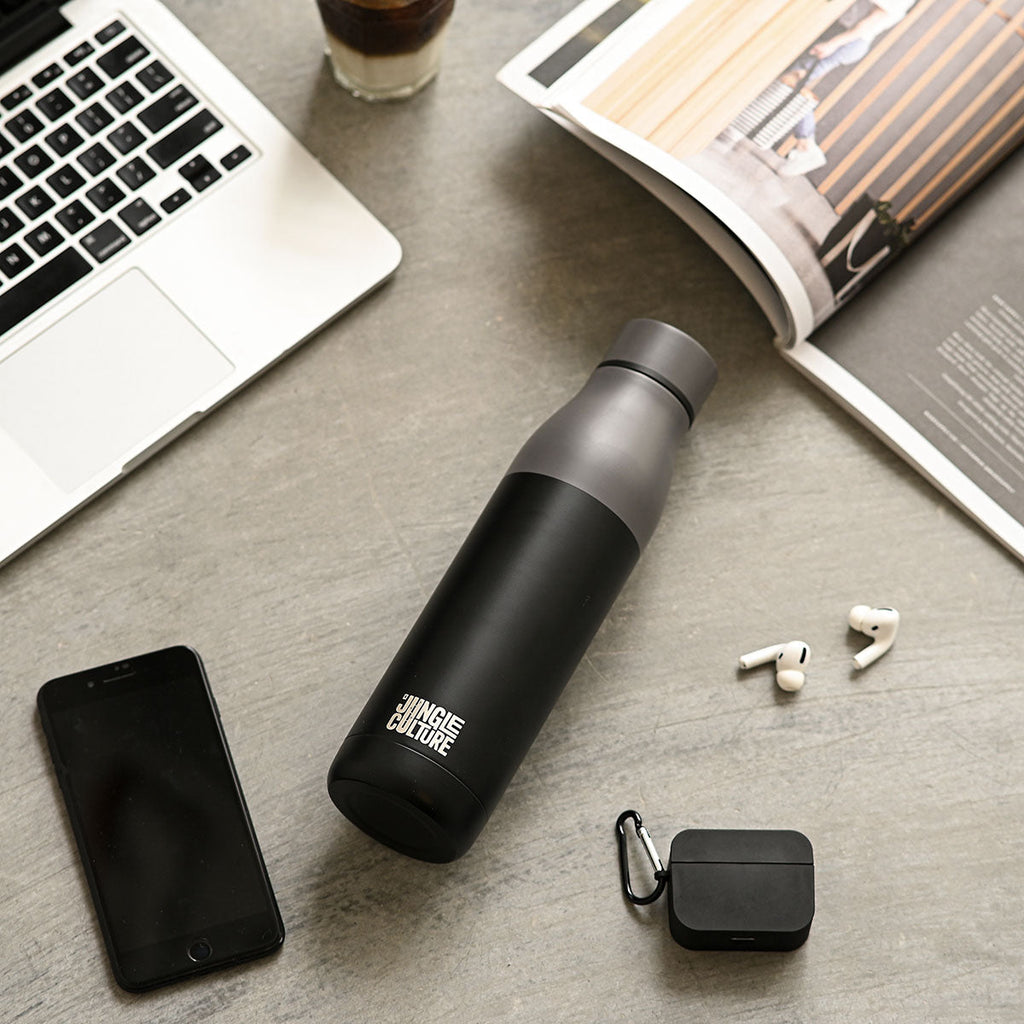 Jungle Culture Stainless Steel Drinks Flask - Lifetime Guarantee