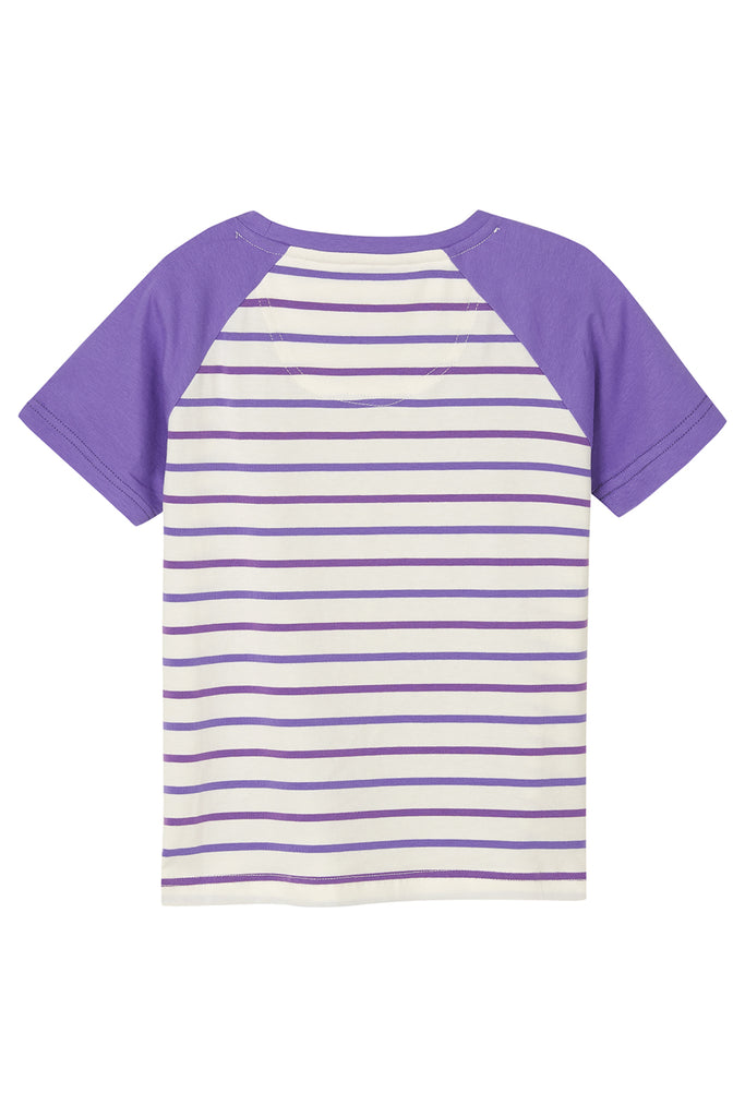 Causeway T-Shirt Girls - Purple Tractor
