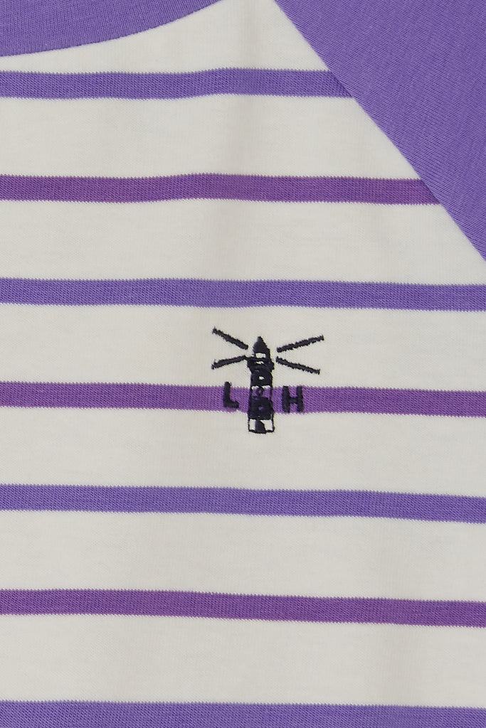 Causeway T-Shirt Girls - Purple Tractor