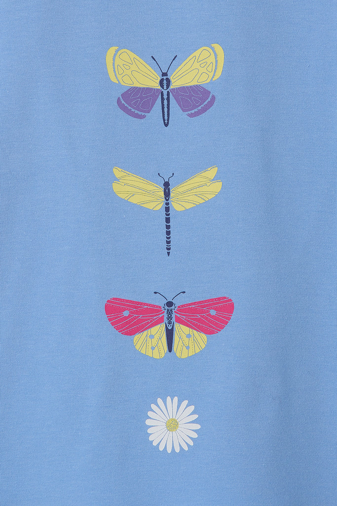 Causeway Blue Butterfly T-Shirt by Lighthouse
