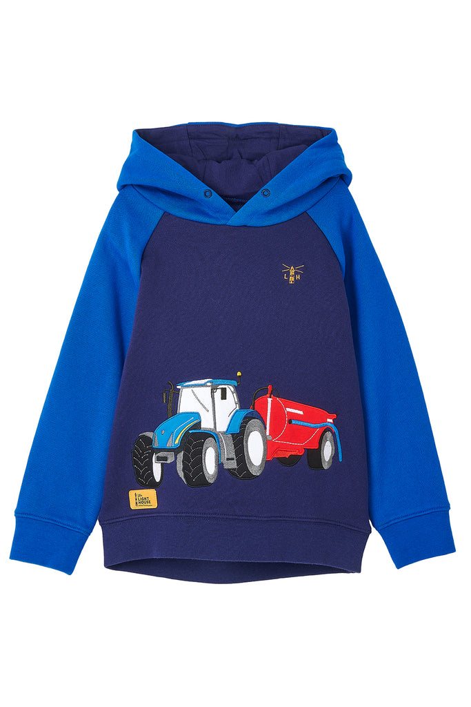 Jack Hoodie - Blue Tractor Slurry by Lighthouse