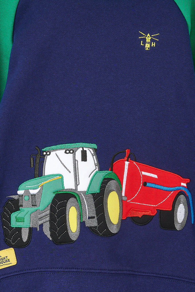 Jack Hoodie - Green Tractor Slurry by Lighthouse