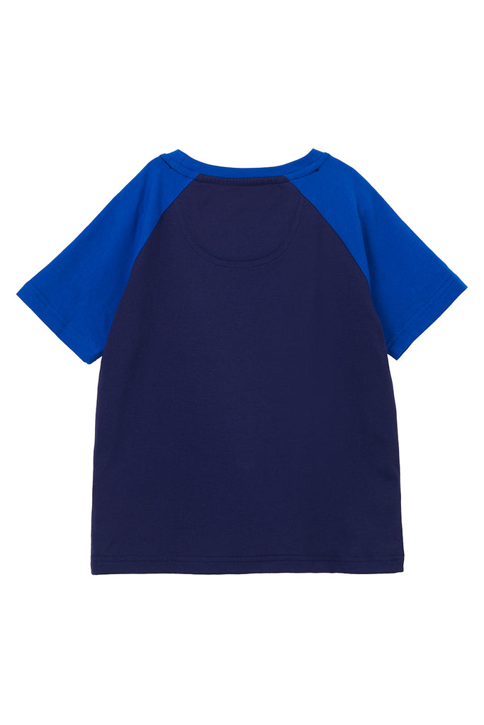 Mason Short Sleeve T-Shirt Boys - Blue Tractor
