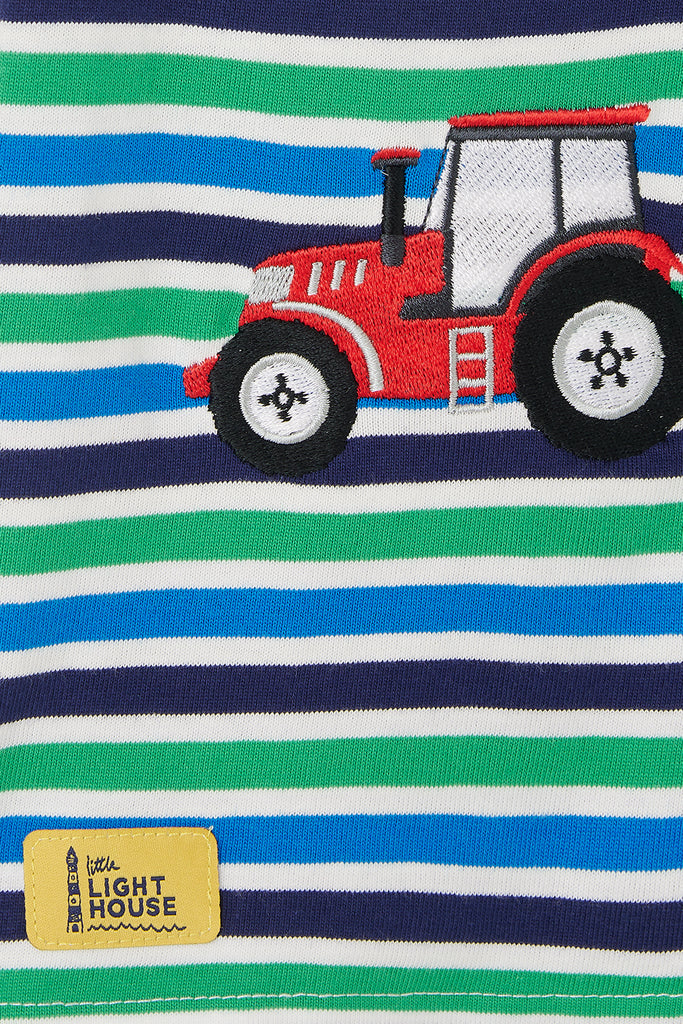 Oliver T-Shirt Boys - Pea Green Tractor