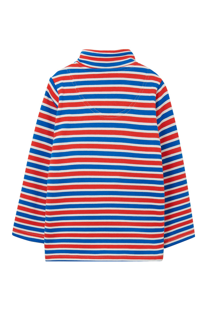 Riley Sweatshirt - Blue Red Stripe