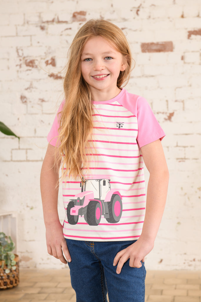 Causeway T-Shirt Girls - Sweet Pea Tractor