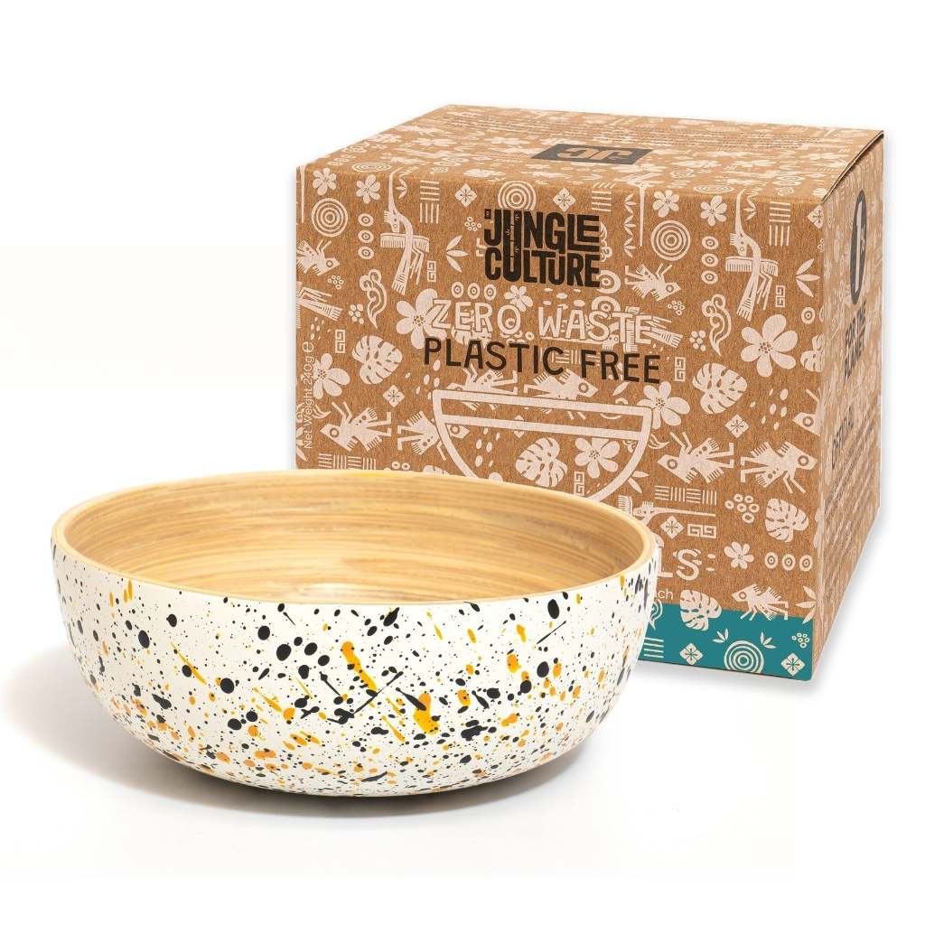 Jungle Culture Bamboo Extra Large Salad Bowl 28cm