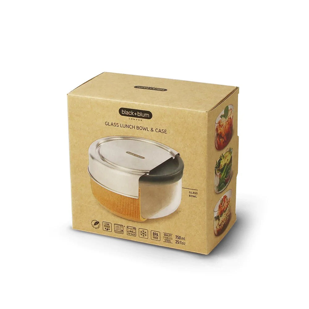 Black & Blum - Glass Lunch Bowl Slate