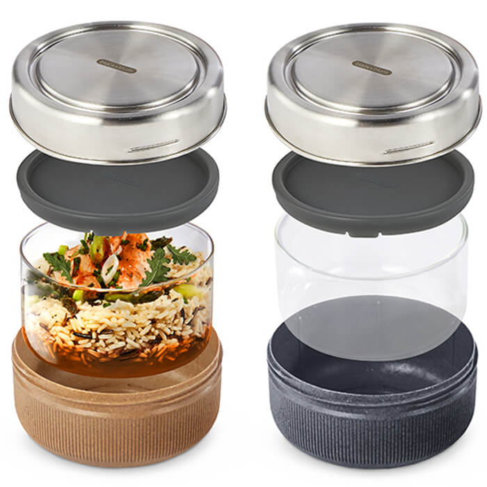 Black & Blum - Glass Lunch Bowl Slate