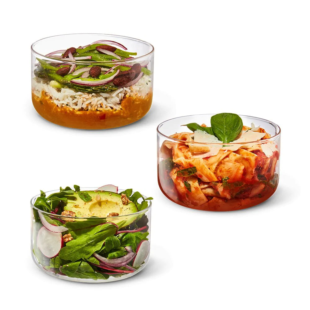 Black & Blum - Glass Lunch Bowl Slate