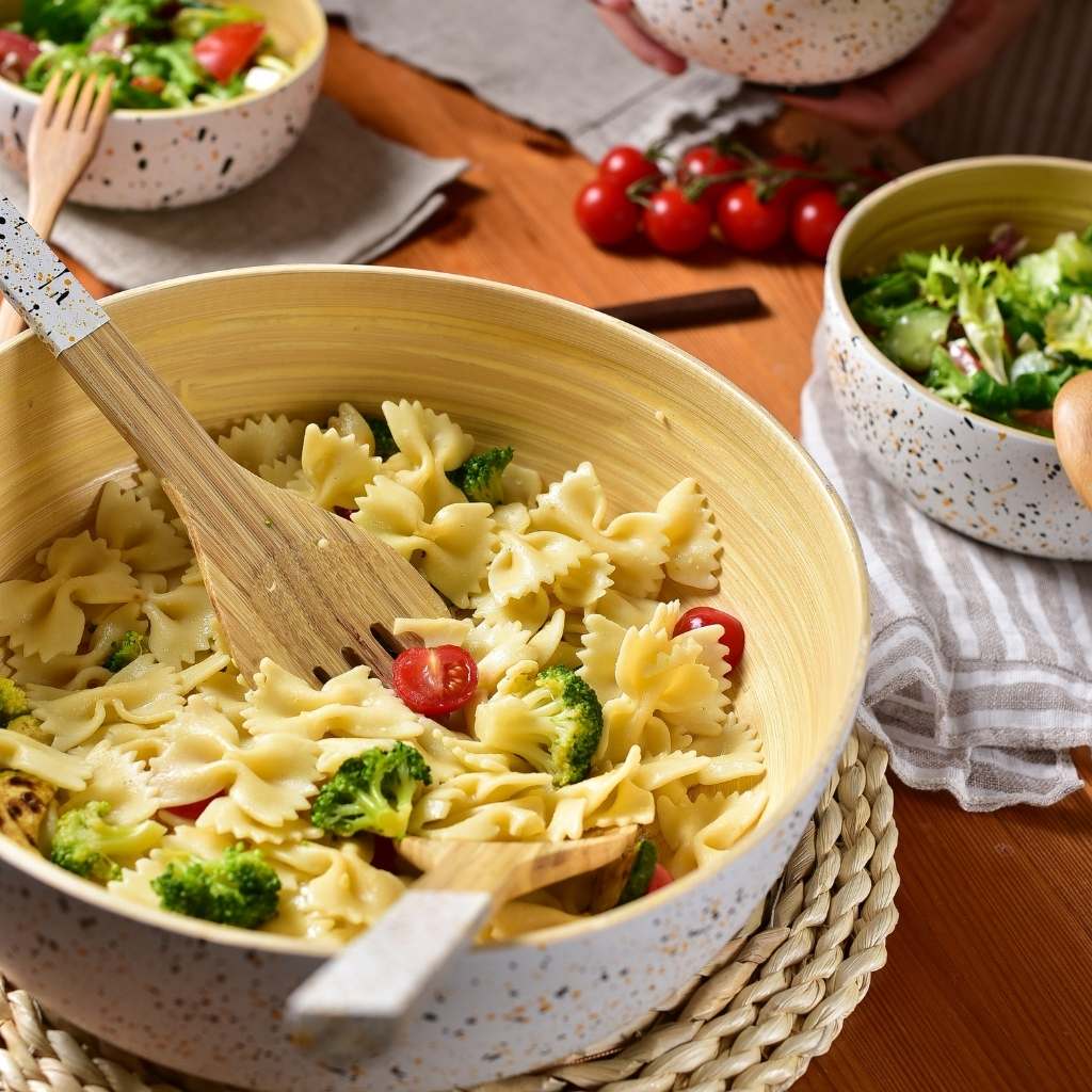 Jungle Culture Bamboo Salad Server Set